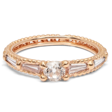 Diamond Capri Ring in Rose - Made to Order